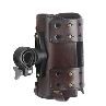 Tourbon Leather Brown Bike Water Bottle Mount